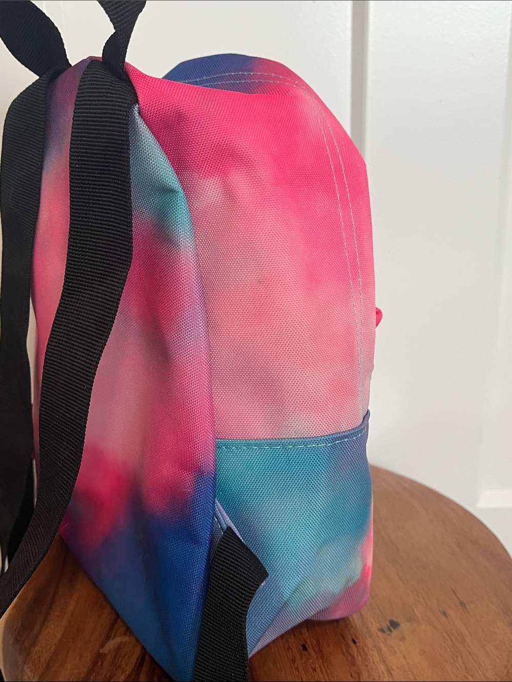 Herschel Tie-Dye Mini Backpack in Pink and Blue - Picture 6 of 7